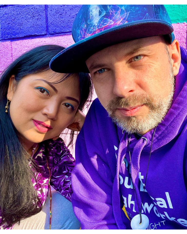 Evelyn Starlight and Dru Ali of Sacred Liiight